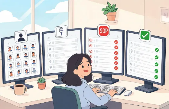 Outbound agency maintaining isolated client workflows